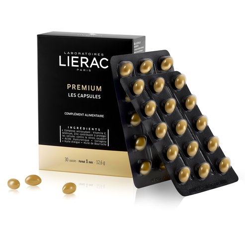 Lierac Premium Les Capsules Хранителна добавка с антиоксидантни и анти-стареещи свойства за кожата 30Caps