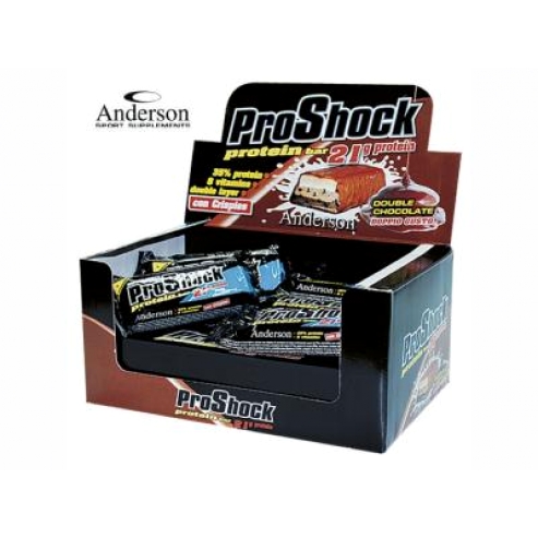 Anderson ProShock 35% Protein Bars Бар покрит с Двоен слой шоколад протеини 21 грама 60g