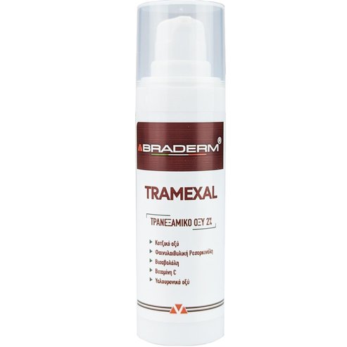 Braderm Tramexal 2% Emulsion Емулсия за Локална Употреба за Изсветляване на Лицето Срещу Хиперпигментация & Образуването ѝ 30ml