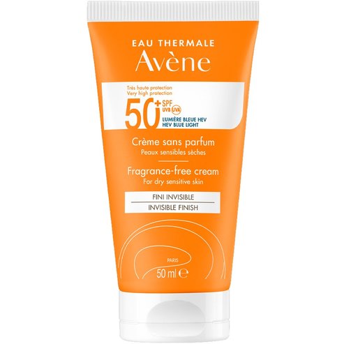 Avene Invisible Finish Fragrance-Free for Sensitive Dry Skin Cream 50ml