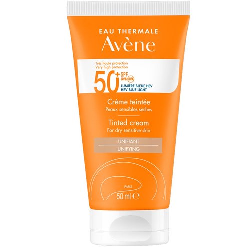 Avene Unifying Spf50+ Tinted for Dry Sensitive Skin Cream 50ml