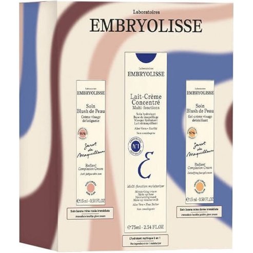 Embryolisse Promo Lait-Creme Concentre Multi-Function 6in1 Nourishing Moisturizer 75ml & Подарък Soin Blush de Peau Radiant Complexion Cream Rose Glow 15ml & Подарък Detox Gel-Cream Apricot Glow 15ml