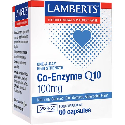 Lamberts Co-Enzyme Q10 100mg, 60caps