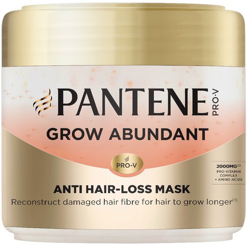 Pantene Pro-V Grow Abundant Anti Hair-Loss Mask Μάσκα Против косопад за силна и гъста коса с ниацинамид и аминокиселини 300ml