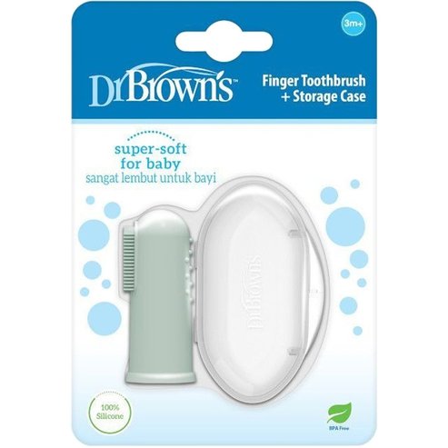 Dr. Brown\'s Finger Toothbrush 3m+, 1 брой