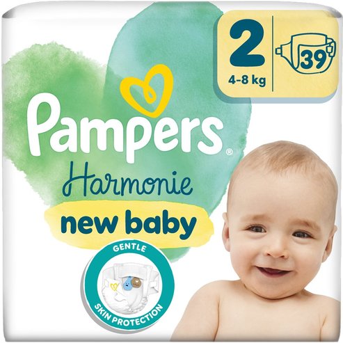 Pampers Harmonie No2 (4-8kg) 39 пелени