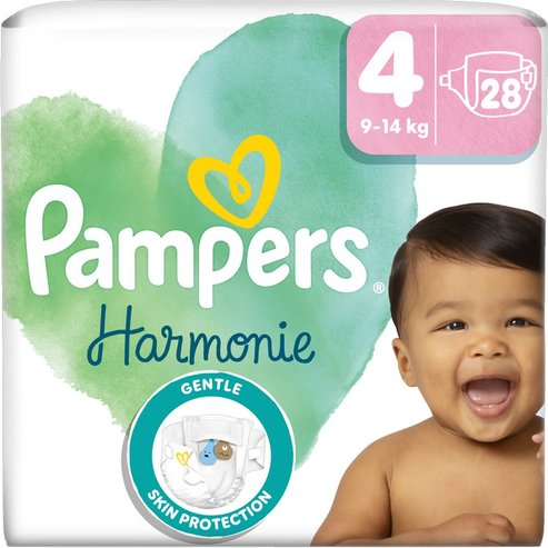 Pampers Harmonie No4 (9-14kg) 28 пелени