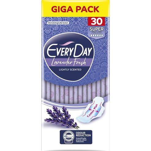 Every Day Lavender Fresh Lightly Scented Super Ultra Plus 30 Броя