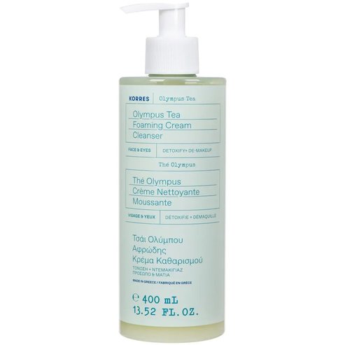 Korres Olympus Tea Foaming Face & Eyes Cream Cleanser 400ml