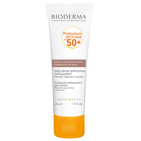 Bioderma Photoderm Spot Age Antioxidant Gel Cream Слънцезащитен антиоксидантен гел-крем за лице против лунички SPF50+, 40ml
