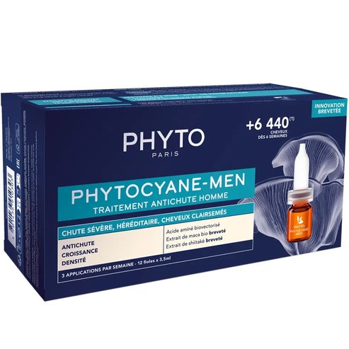 Phyto Phytocyane Anti-Hair Loss Treatment for Men 12vials x 3,5ml