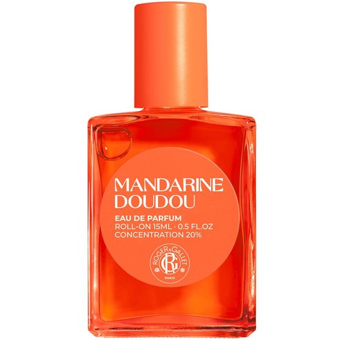 Roger & Gallet Mandarine Doudou Eau de Parfum Roll-On Концентриран Roll-On парфюм с нотки на мандарина & портокалов цвят, затоплен с гурме акорди на бриош & зърна тонка 15ml