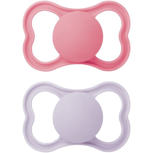 Mam Supreme Silicone Soother 6-16m Код 245SGc 2 броя - Фуксия / Люляково