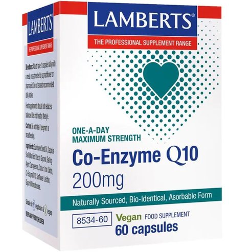 Lamberts Co-Enzyme Q10 200mg, 60caps