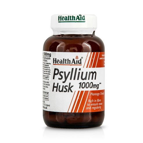 Health Aid Psyllium Husk 1000mg 60 капсули хранителна добавка