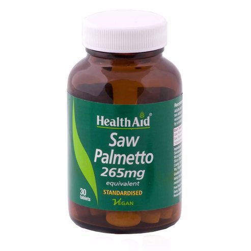 Health Aid Saw Palmetto Berry Eкстракт Tаблетки  Диуретично и антисептично действие 30 таблетки