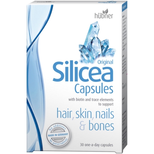 Hubner Silicea Original Натурална хранителна добавка, подходяща за укрепване на косата, ноктите и кожата 30caps