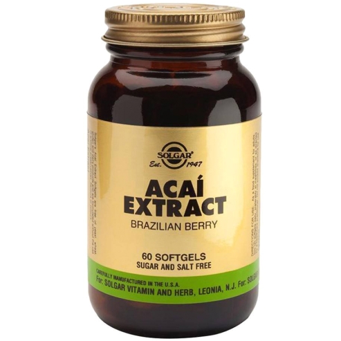 Solgar Acai Extract Brazilian Berry 60softgels