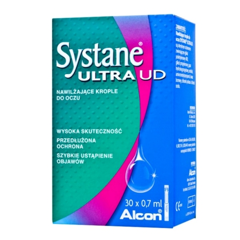Alcon Systane Ultra UD,Лубрикант капки за очи за продължителна защита на окото 30 флакона 0,7ml