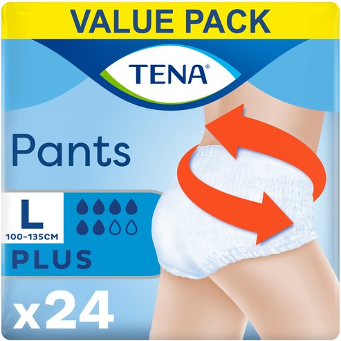 Tena Value Pack Pants Plus 24 бр - Large 100-135cm