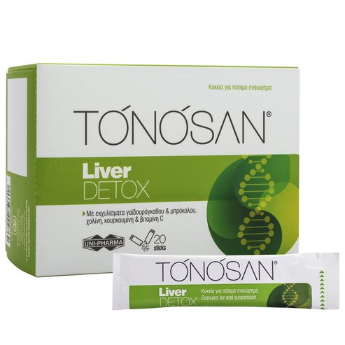Tonosan Liver Detox Food Supplement with Citrus Flavor 20 Сашета