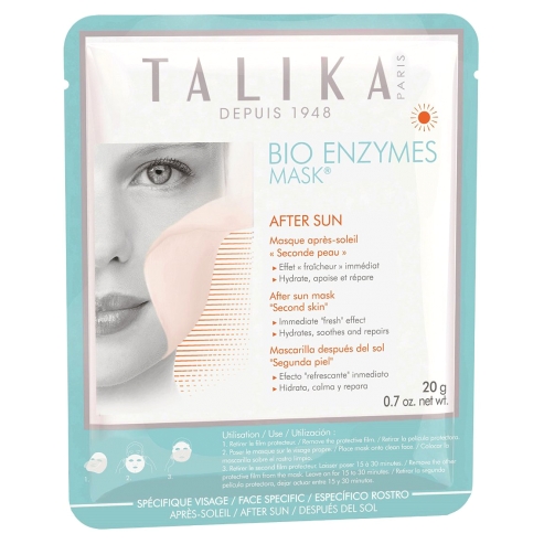Talika Bio Enzymes Mask After Sun – Маска за след излагане на слънце, която овлажнява, омекотява и възстановява кожата