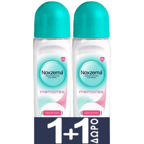 Noxzema Promo Memories Roll On Clean & Fresh 300ml (2x150ml)