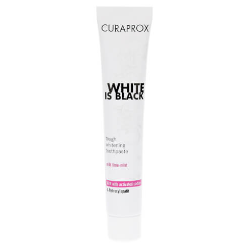 Curaprox Black is White Tough Whitening Toothpaste Избелваща паста за зъби 90ml
