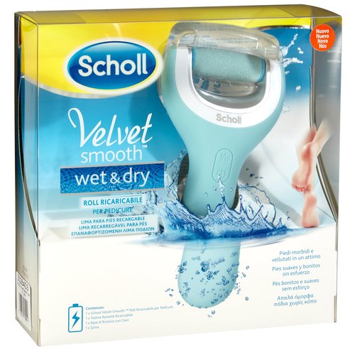 Dr. Scholl Velvet Smooth Wet & Dry – електрически уред за изглаждане на кожата на краката (1 брой)