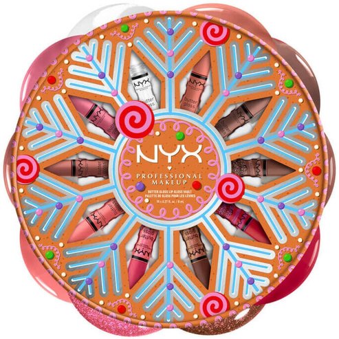 Nyx Professional Makeup Promo Holiday Butter Gloss Vault Lip Gloss Kit 10 бр