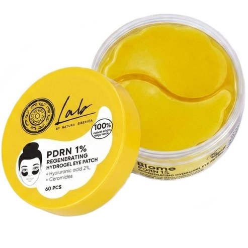 Natura Siberica Lab Biome PDRN 1% Regenerating Hydrogel Eye Patches Хидрогелни пачове за очи за интензивна хидратация, ревитализиране и подпомагане на естествената регенерация на кожата 60 броя