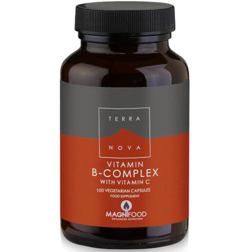 Terranova B-Complex with Vitamin C  за по-добро управление на стреса и повишаване на метаболизма 100veg.caps