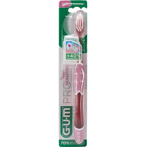 Gum Sunstar Pro Sensitive Ultra Soft Toothbrush 1 Брой, Код 510 - Розов