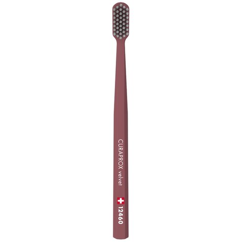 Curaprox CS 12460 Velvet Toothbrush 1 Брой - Бордо / Сиво