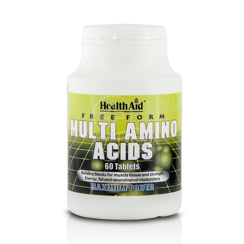 Health Aid Μulti Amino Acids Полиаминокиселини Идеални да запълнят празнините в цялата аминокиселина