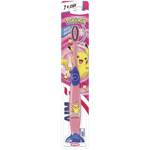 Aim Pokemon Junior 7-13 Years Soft Toothbrush 1 брой - Розов