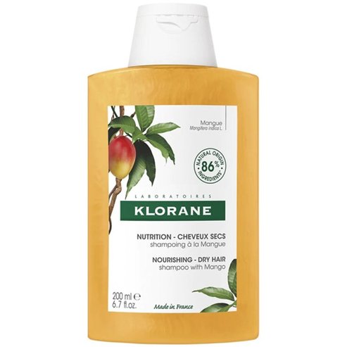 Klorane Nourishing Shampoo with Mango for Dry Hair 200ml