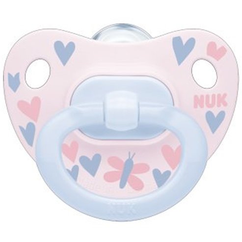 Nuk Classic Happy Days Silicone Soother 0-6m 1 Парче - Розово