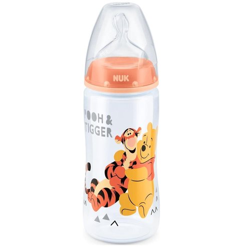 Nuk First Choice Plus Disney Winnie The Pooh 0-6m 300ml - портокал