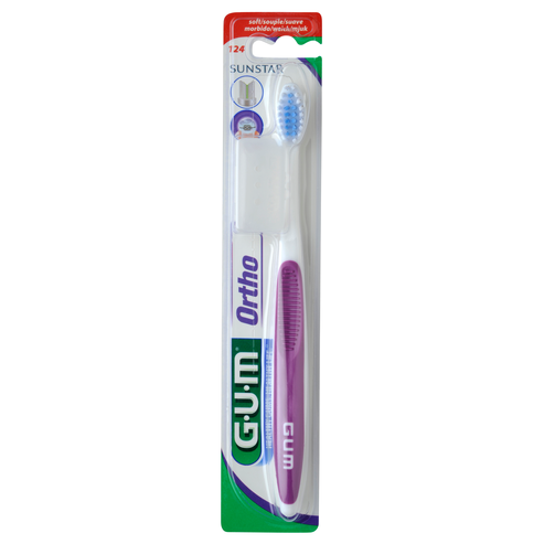 Gum Ortho Soft Toothbrush Лилав 1 брой, код 124