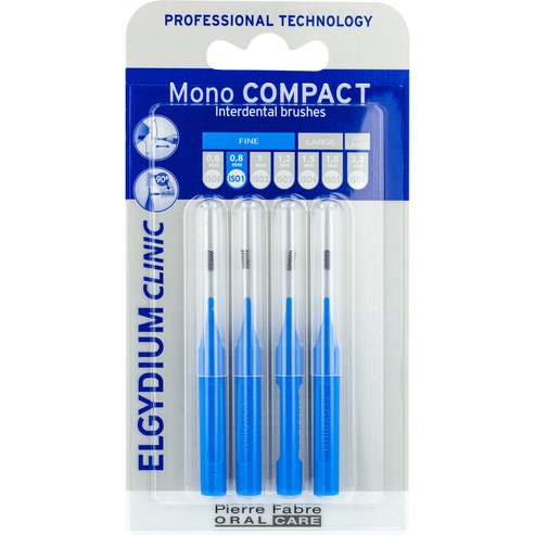 Elgydium Clinic Mono Compact Interdental Brushes 0.4mm 4 бр
