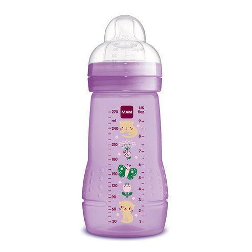 Mam Easy Active Baby Bottle 2+ месеца 270мл, Код 360S - Лилаво