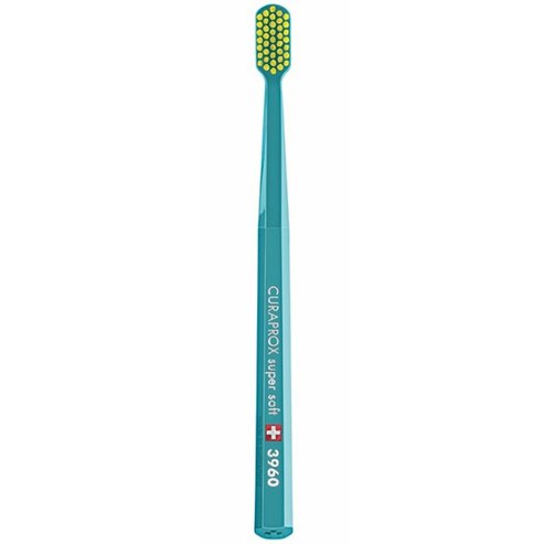 Curaprox CS 3960 Super Soft Toothbrush 1 Брой - Петрол/ Жълт