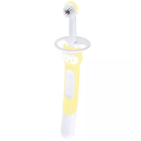 Mam Learn to Brush Soft Toothbrush 5m+, 1 брой, Код 605 - Жълт