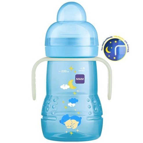 Mam Trainer+ Night 4m+, 220ml, Код 451-Син