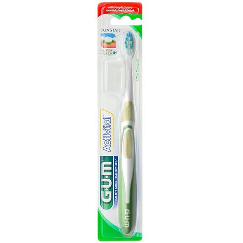 Gum ActiVital Compact Soft Toothbrush Зелен 1 брой, Код 581