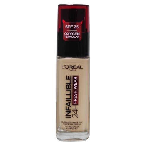 L\'oreal Paris Infaillible 24H Fresh Wear Foundation SPF25, 30ml - 100 Linen