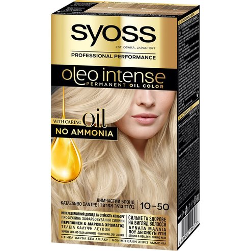 Syoss Oleo Intense Permanent Oil Hair Color Kit 1 бр - 10-50 много руса Сандре