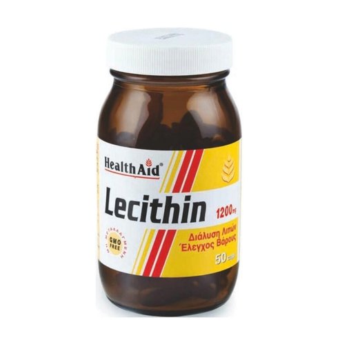 Health Aid Super Lecithin GMO Free 1200mg 50 Tabs