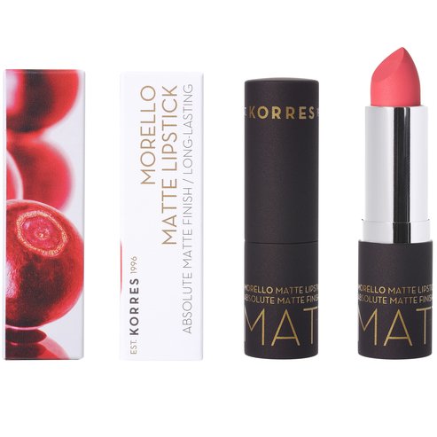 Korres Morello Matte Lipstick - 49 Watermellon Sorbet